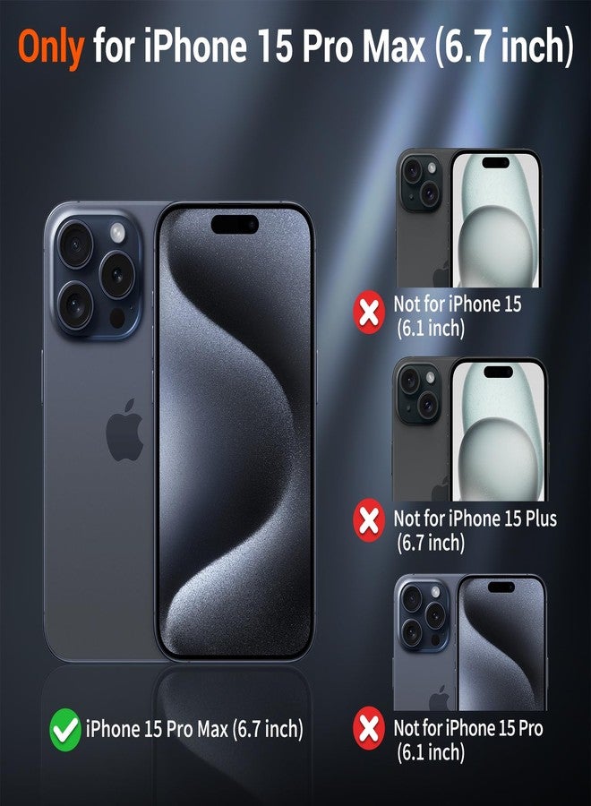 SUPFINE Magnetic for iPhone 15 Pro Max Case (Compatible with MagSafe) (Military Grade Drop Protection) Slim Translucent Matte Shockproof with Anti-Fingerprint Phone Case, Lavender Gray - Image 2