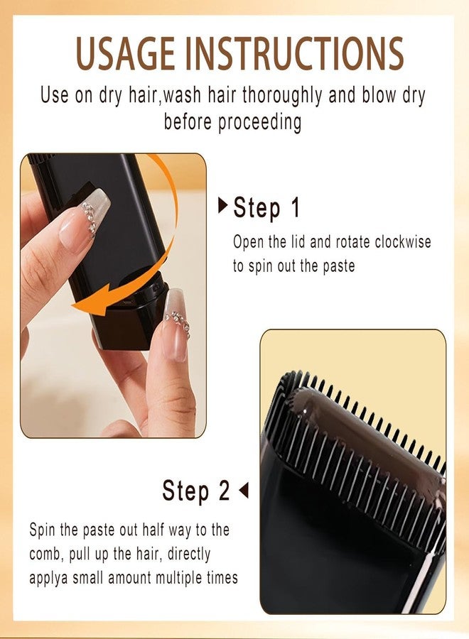 Keli Hair Color Stick for Grey Coverage with Comb Applicator | Waterproof & Sweatproof Instant Root Touch Up Dye Stick, Temporary Hair Concealer for Men & Women (Brown, 20gm) - Image 3