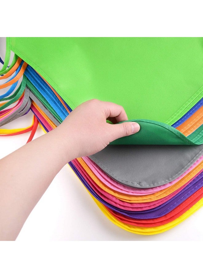 KUUQA 16 Pack Kids Art Aprons Children Painting Aprons Art Smocks Bulk for Craft Home Kitchen Classroom - Image 4