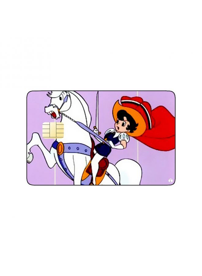 RKN PRINTED BANK CARD STICKER Princess Knight Anime - Image 2