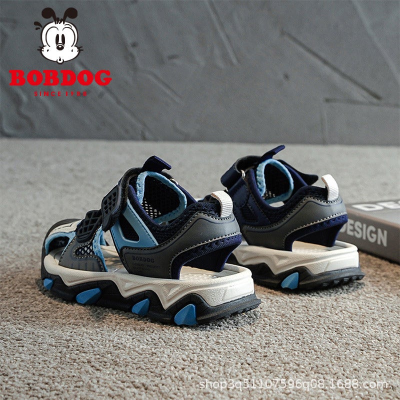 Babu Bean Children'S Shoes Supply Boys Sandals Summer Big Children Baotou Children Sports Beach Shoes Primary School Students - Image 3