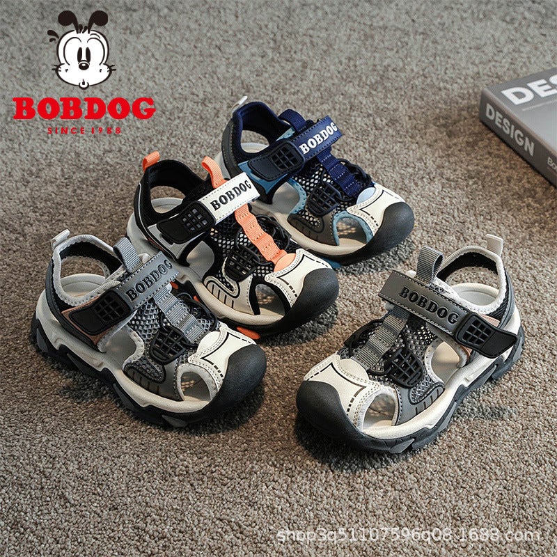 Babu Bean Children'S Shoes Supply Boys Sandals Summer Big Children Baotou Children Sports Beach Shoes Primary School Students - Image 5