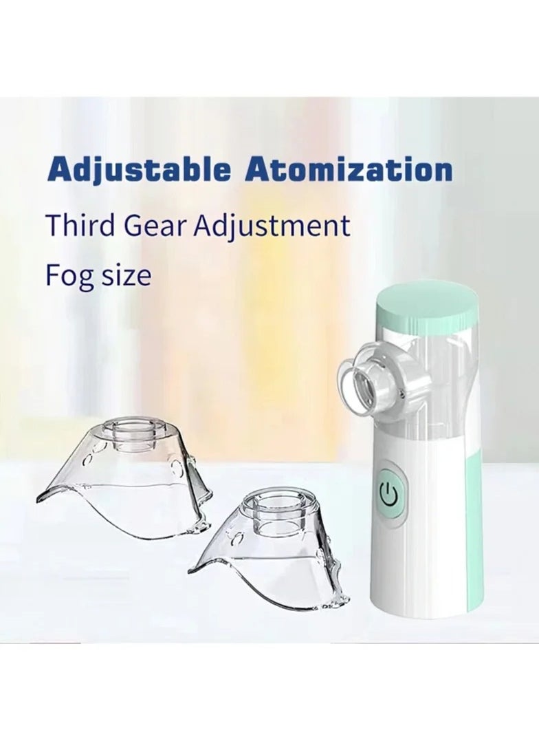 Generic - USB Rechargeable Portable Steam Inhaler Atomizer  Low Power Consumption Compact Mesh Atomizer Handheld Household Atomizer - Image 1