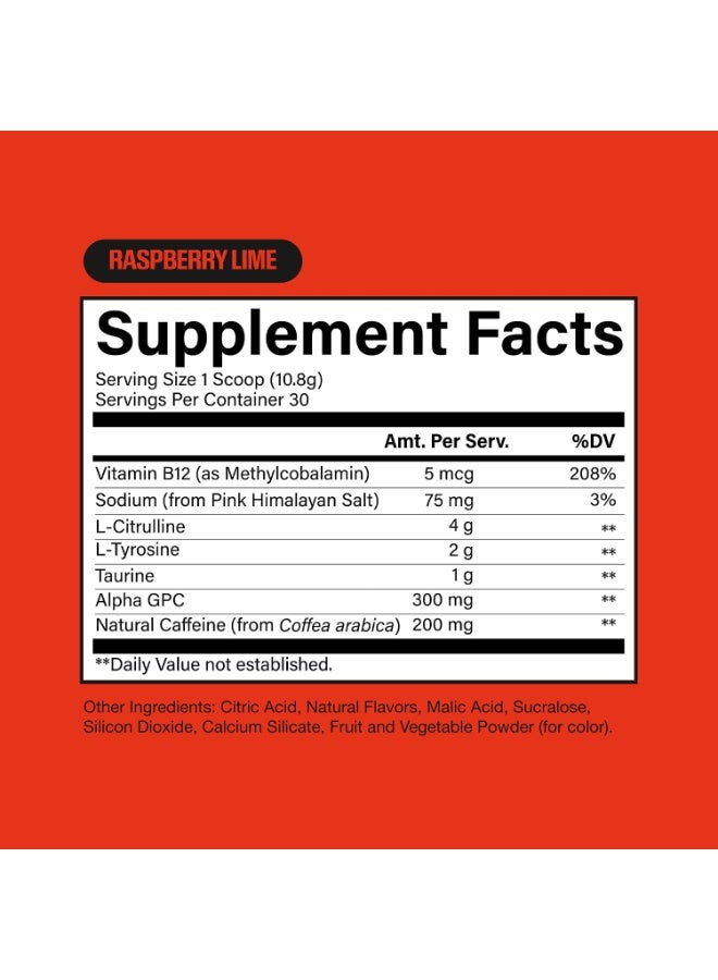 رو مسحوق التمرين الأساسي من Raw Nutrition CBUM - توت العليق والليمون - 324 جرام (30 حصة) - Image 4