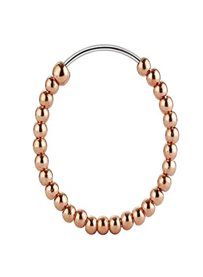 بسماد خرز سمران بسماد، سوار سيخي للرجال والنساء، لون ذهبي وردي (2-4) - Image 1