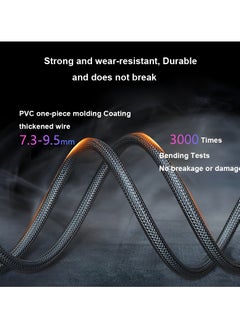 Fearlex High Speed Fiber Optic HDMI 2.1 Cable with 48Gbps Bandwidth | Certified Ultra HD 8K@60Hz, 4K@120Hz Resolution HDMI Cord | 2M HDMI Cable with Fabric Braided for Phone, Xbox, PlayStation, TV and PC  - Image 3