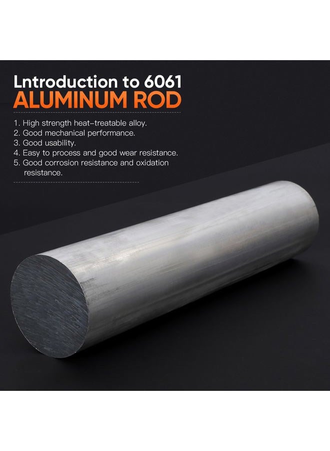 DOUYUDAO 3" Long 13" Aluminum Rod 6061 Aluminum Round Bar T6511 New Stock Solid Extruded Lathe Bar (1.3X13 Inch) - Image 4