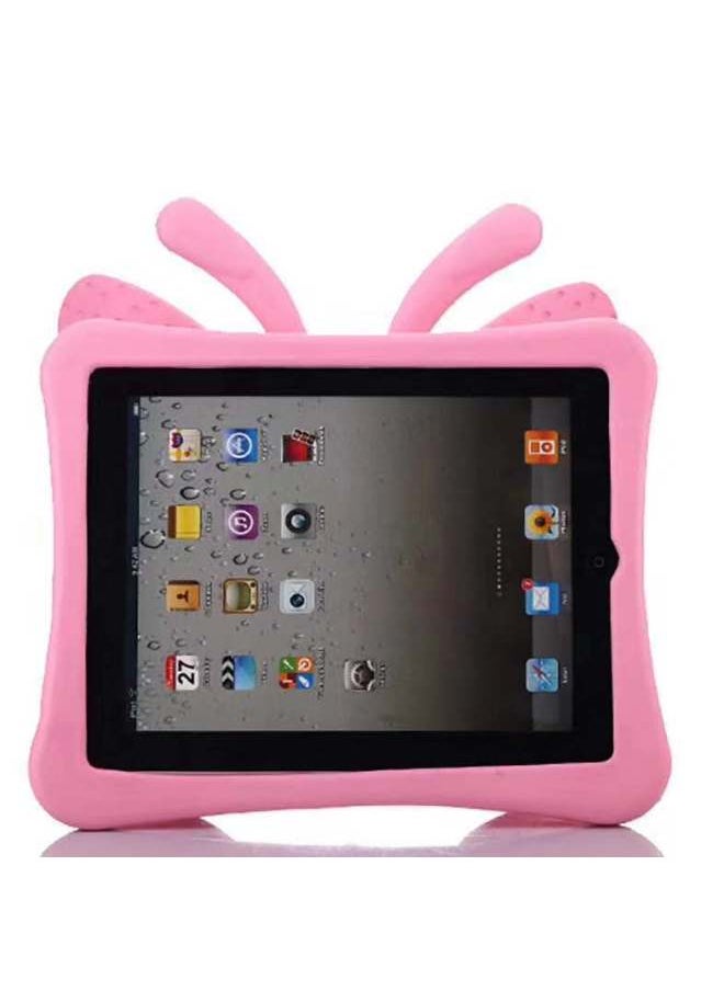 Ipad234 All-inclusive Protective Cover Butterfly 5 Anti-fall Pro11 Tablet Case Mini6 Cartoon Bracket Case-Color:Green-Applicable Model:MINI45 General