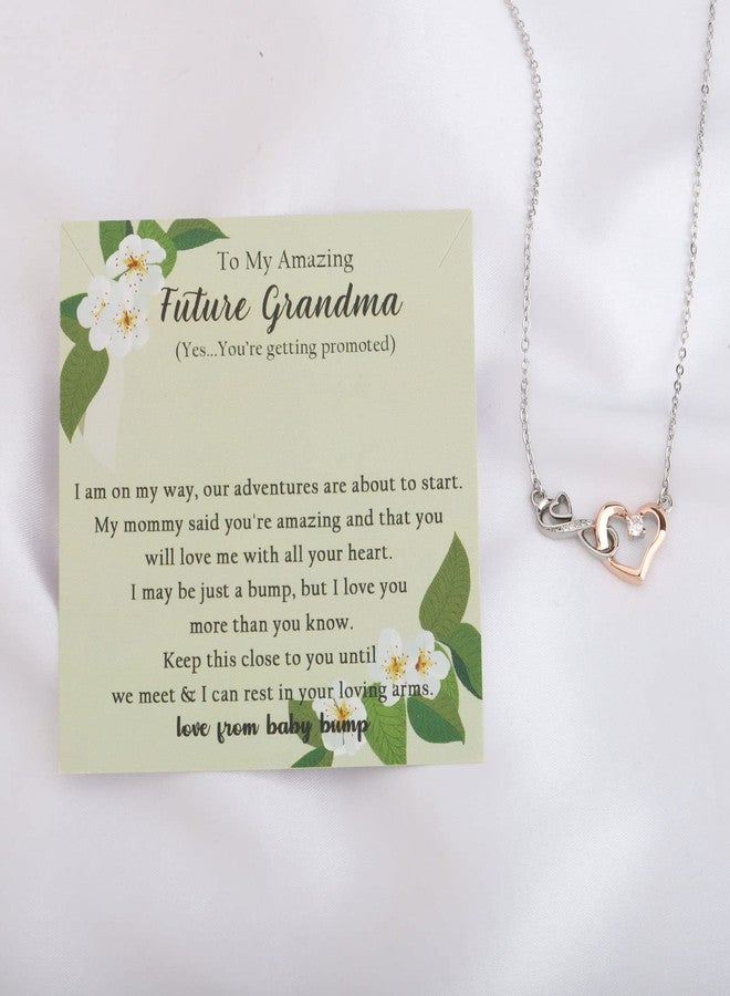 MYOSPARK Grandma Necklace Gift Jewelry - First Time Grandmother Message Card (Future Grandma Card NL) - Image 2