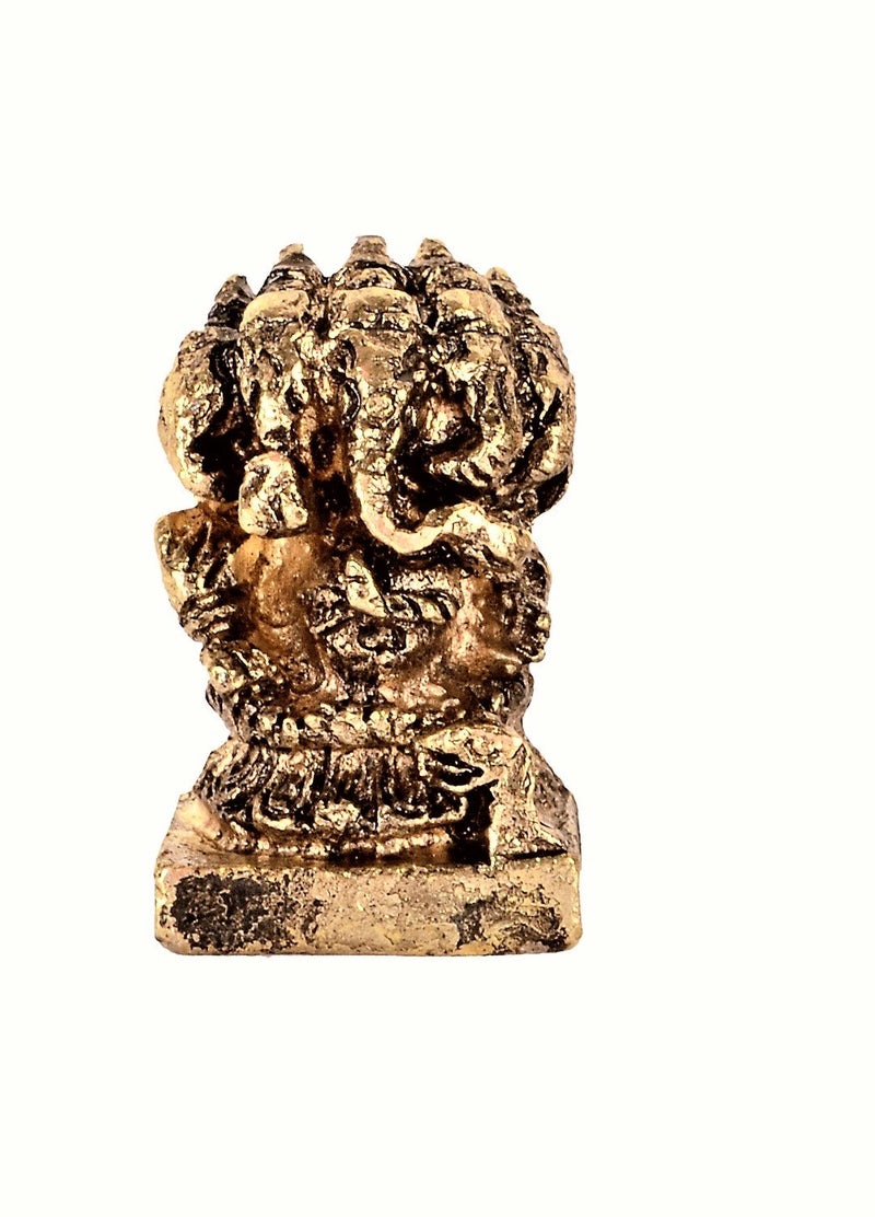 Purpledip Rare Miniature Statue Lord Ganesha in Panchmukhi Avatar: Unique Collectible Gift (11170) - Image 2