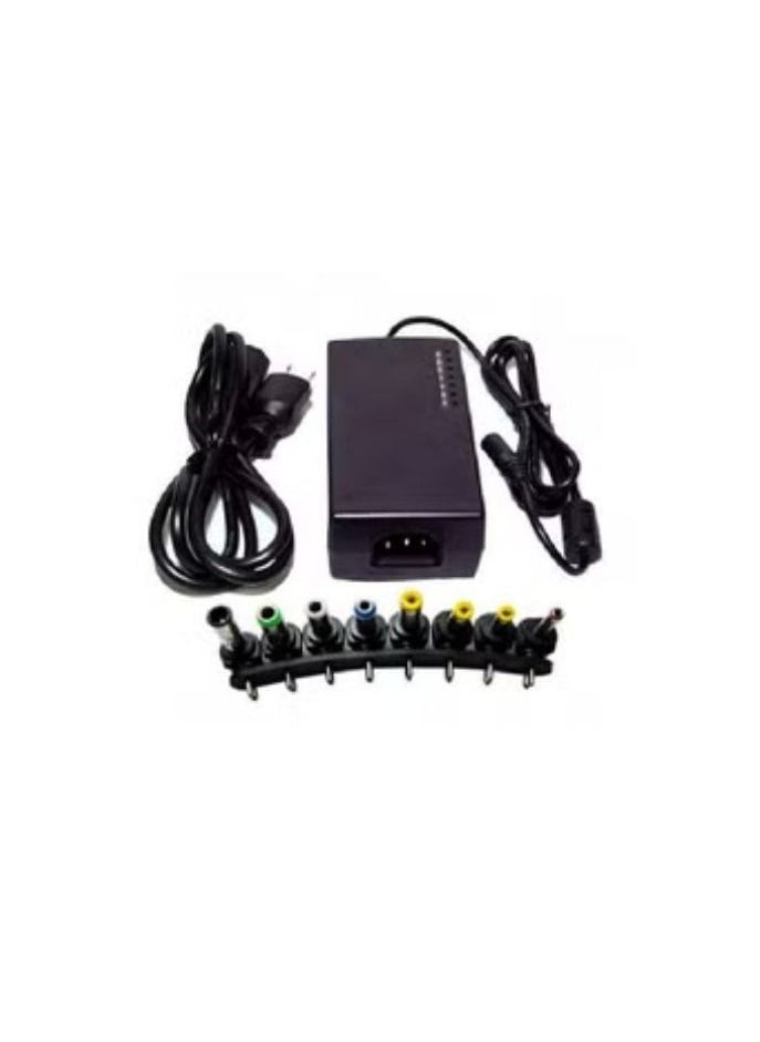 Zero Charger Ac Adapter With Multi Pins For Laptops Black 