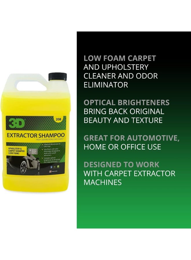 3D 3D Extractor Shampoo Upholstery Cleaner - 1 Gallon | No Residue - Image 2