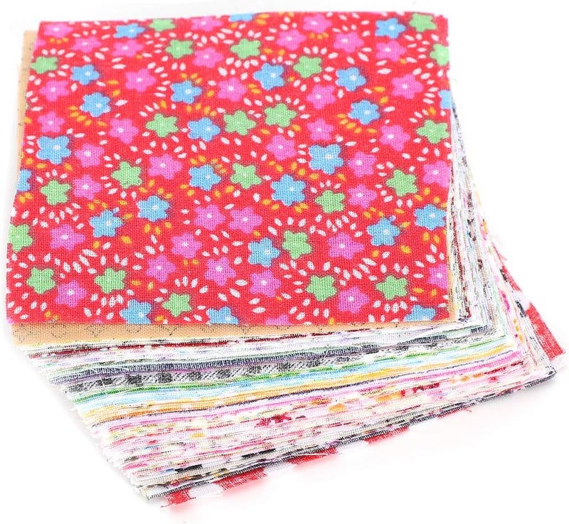 Square Patch Work, 100PCs Bright Colors Sewing Craft DIY Clothing Accessories with Exquisite Workmanship for Friends and Families - Image 3