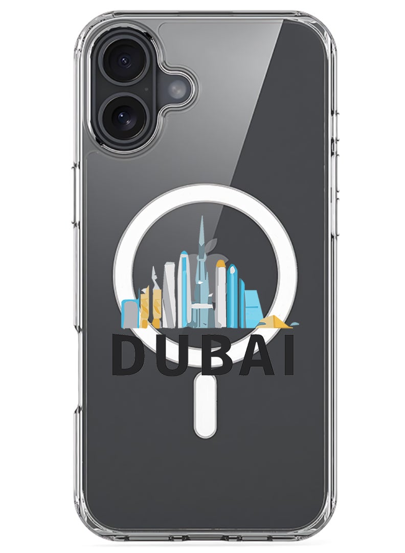 Theodor Magnetic Case for Apple iPhone 17 Compatible with MagSafe Wireless Charging, Shockproof Phone Bumper Cover - Dubai Black - Image 1