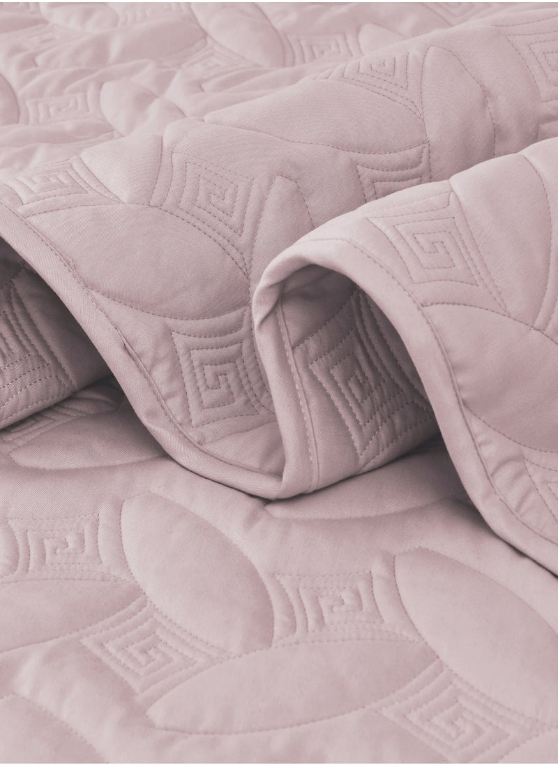 Master Home Textile 3Piece Microfiber Bedspread Set Fits 160 x 200 cm Queen Size Bed Queen Size Compressed Comforter Set Elmira Series  - Image 3