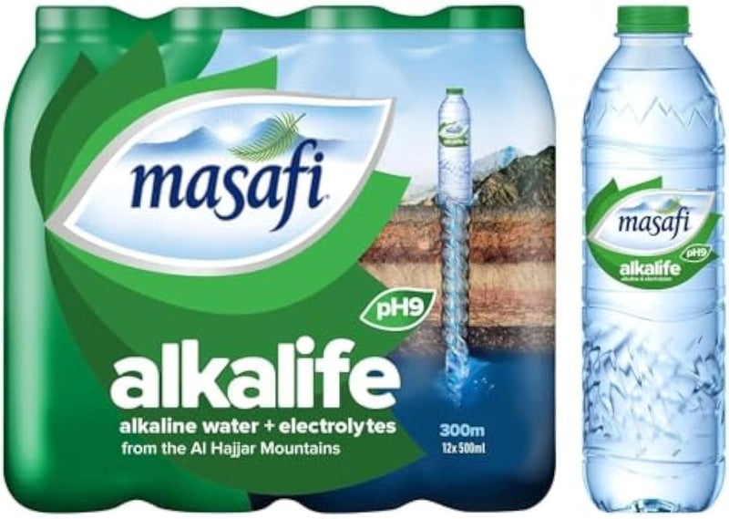 Masafi Alkalife Alkaline Water 12 x 500ml