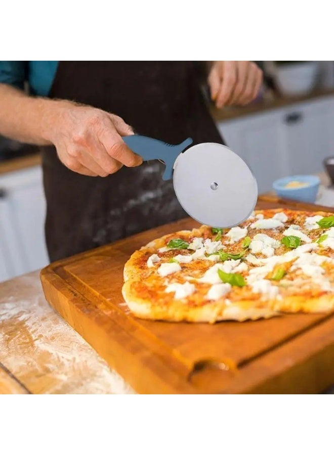 قطاعه بيتزا يدوية ملونة – تصميم عملي لقطع البيتزا بسهولة وسرعة – أداة أساسية لكل مطبخ Z - Image 3