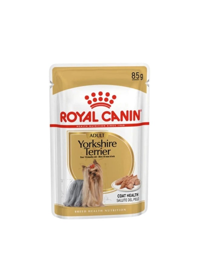 Royal Canin Breed Health Nutrition Yorkshire Adult Dog Wet Food - 85G - Image 1