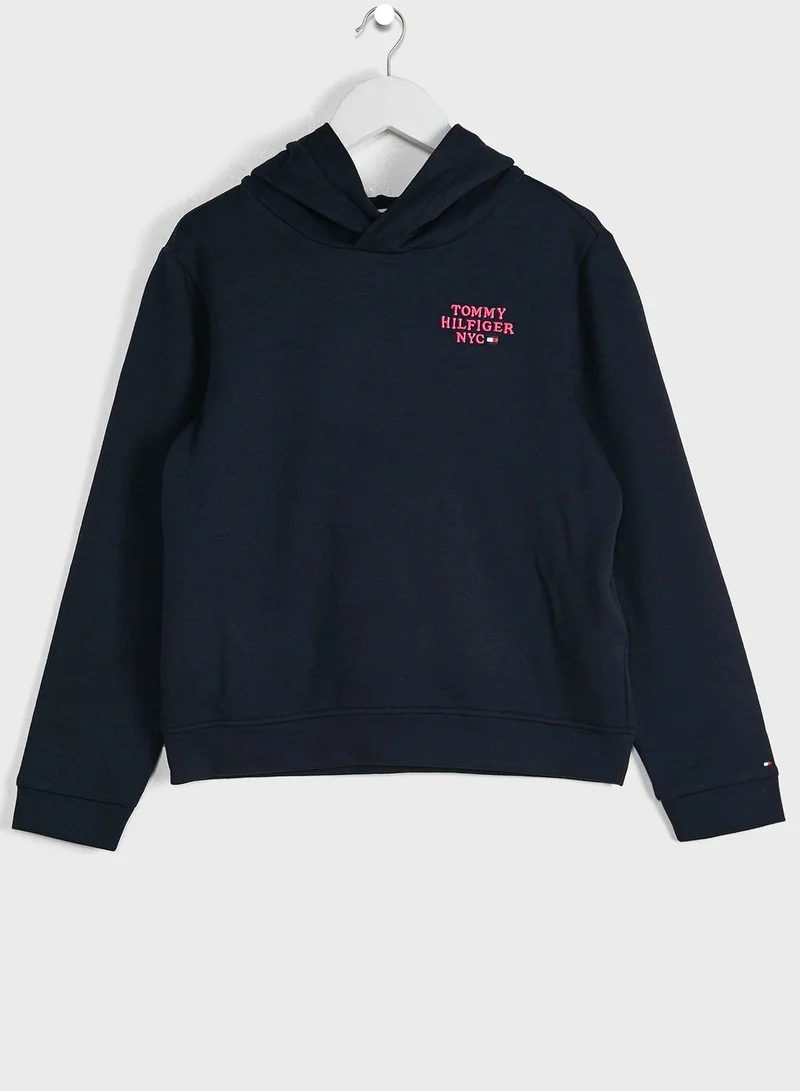 TOMMY HILFIGER Kids Logo Hoodie