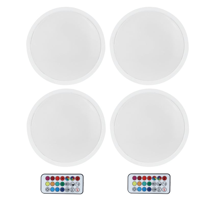 مصباح أضواء RGB: كفاءة إضاءة 90% و توليد حرارة منخفض - يتغير لونه و يمكن خفض سطوعه عن طريق التحكم عن بعد، لا يصدر أشعة فوق بنفسجية ولا أشعة تحت الحمراء آمن للاستخدام في الإضاءة الداخلية للمقاهي، ومواقع المناجم - Image 2
