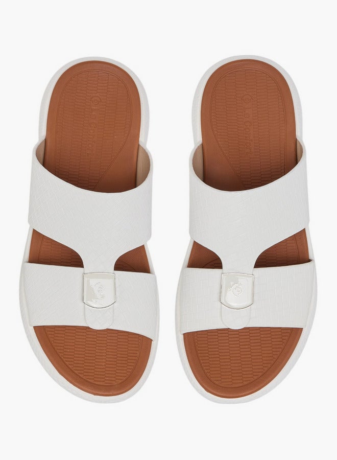 Le Confort Men Textured Slip-On Comfort Sandals  - Image 1