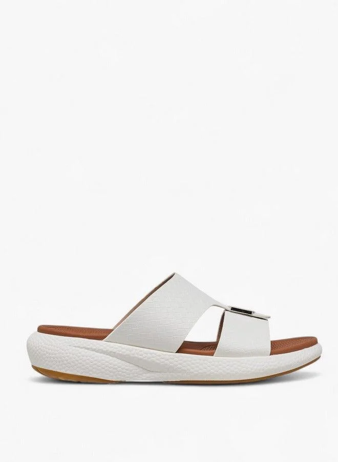 Le Confort Men Textured Slip-On Comfort Sandals