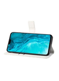 زبون جراب لهاتف Huawei Honor 9X Lite بتصميم عرقي منقوش، جراب جلدي قابل للطي أفقيًا مع حامل وفتحات للبطاقات ومحفظة وحبل تعليق  - Image 4