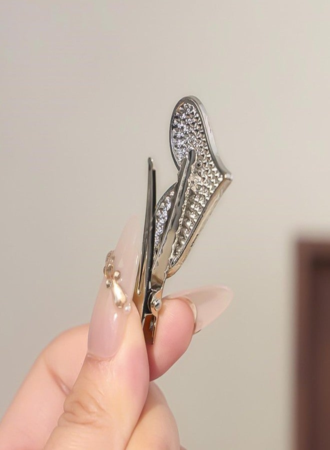 Snmzlc 6 Pcs Small Hair Clips for Women,Cute Butterfly Star Bangs Hair Clips,Metal Stylish Rhinestone Clips Hair Accessories for Women & Girls,Y2K StyleUS321 - Image 4