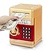 Refasy Money Bank for Kids Age 3 4 5 Electronic Piggy Bank Money Coin Safe ATM Bank Money Safe for 312 Year Old Boys Girls Toys Gifts Mini ATM Kid Bank Password Money Saving Box Coin Can Gold - Image 4