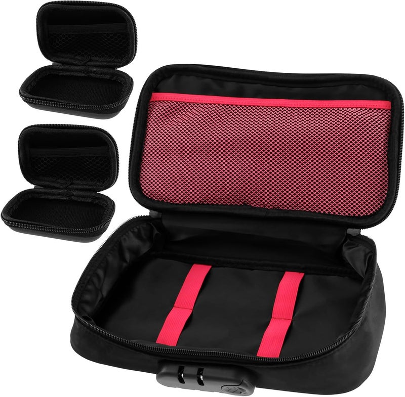 windforgecraft Toy Storage Bag with Code Lock Travel Storage Case Multi-Functional File Storage Box On the Go Toy Storage Organizer Lockable Document Bag Activity Bags for Kids Suitable for Remote Controls Jewelry - Image 1