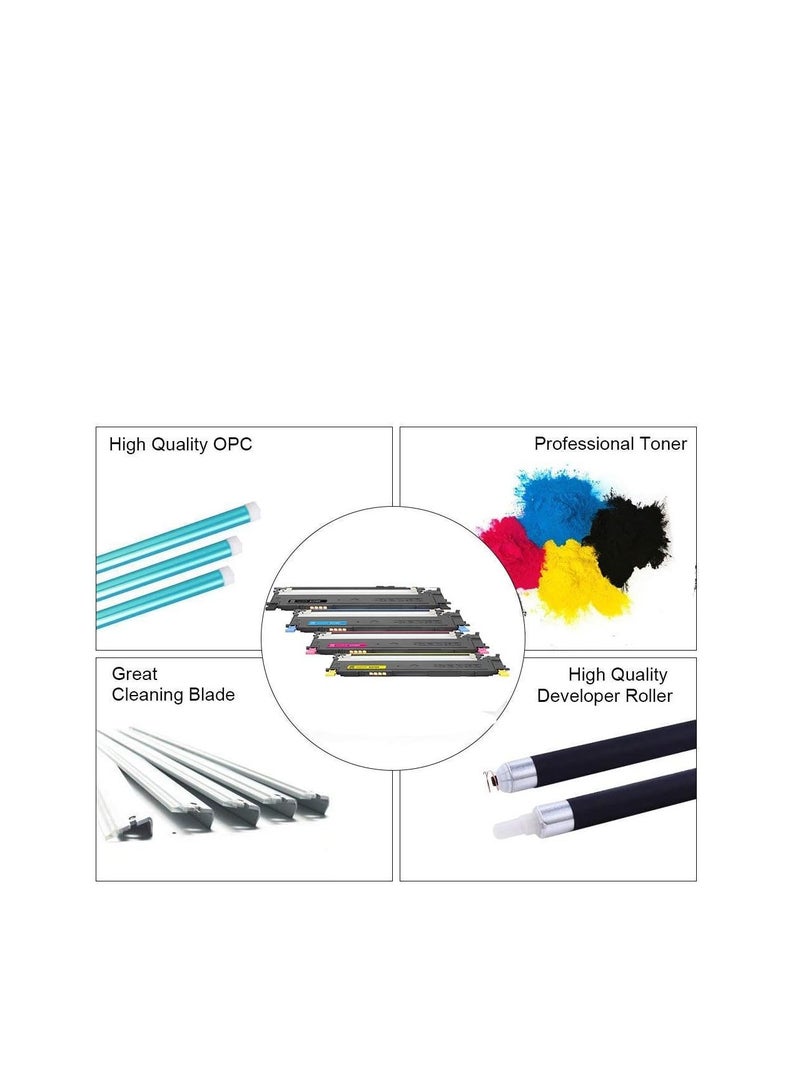 Terabyte 207X 207A Toner (With Chip) Compatible for 207A 207X Multipack Toner for Color Laserjet Pro MFP M283fdw M282nw M255dw M283fdn M255nw W2210A W2211A W2212A W2213A Black Cyan Yellow Magenta - Image 3