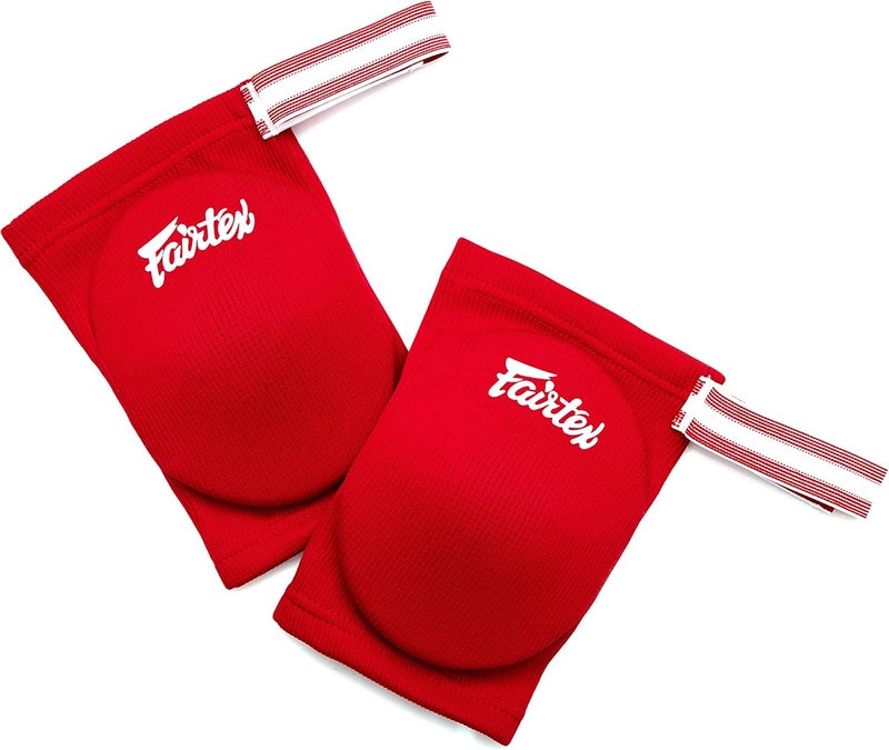 Fairtex Store Elastic Elbow Pads EBE1 Muay Thai Kick Boxing Protect Soft Fabric - Image 1