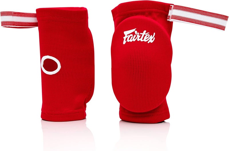 Fairtex Store Elastic Elbow Pads EBE1 Muay Thai Kick Boxing Protect Soft Fabric - Image 3