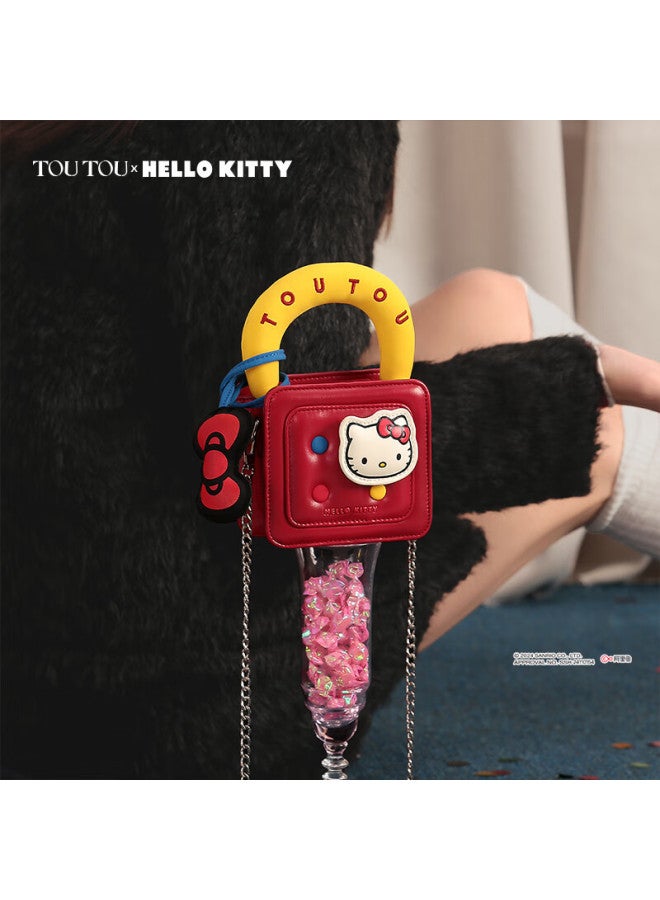Toutou Handbag Sanrio New Year Birthday Gift, o Kitty Small Bag, Red Zodiac Year Horse Year Shoulder Crossbody Gift For Girlfriend - Image 3