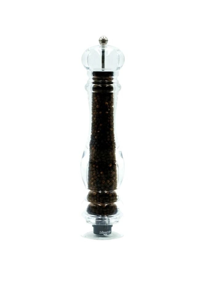 bisetti - BISETTI ACRYLIC PEPPER MILL "MILANO" 32 CM ROUND - Image 1