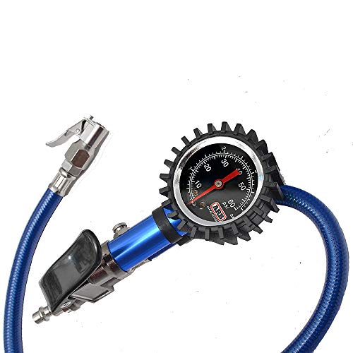 ARB مراقب ضغط الإطارات ARB ARB605A ومضخة ومفرغ مع مقياس تناظري وخرطوم مرن باللون الأزرق - Image 3