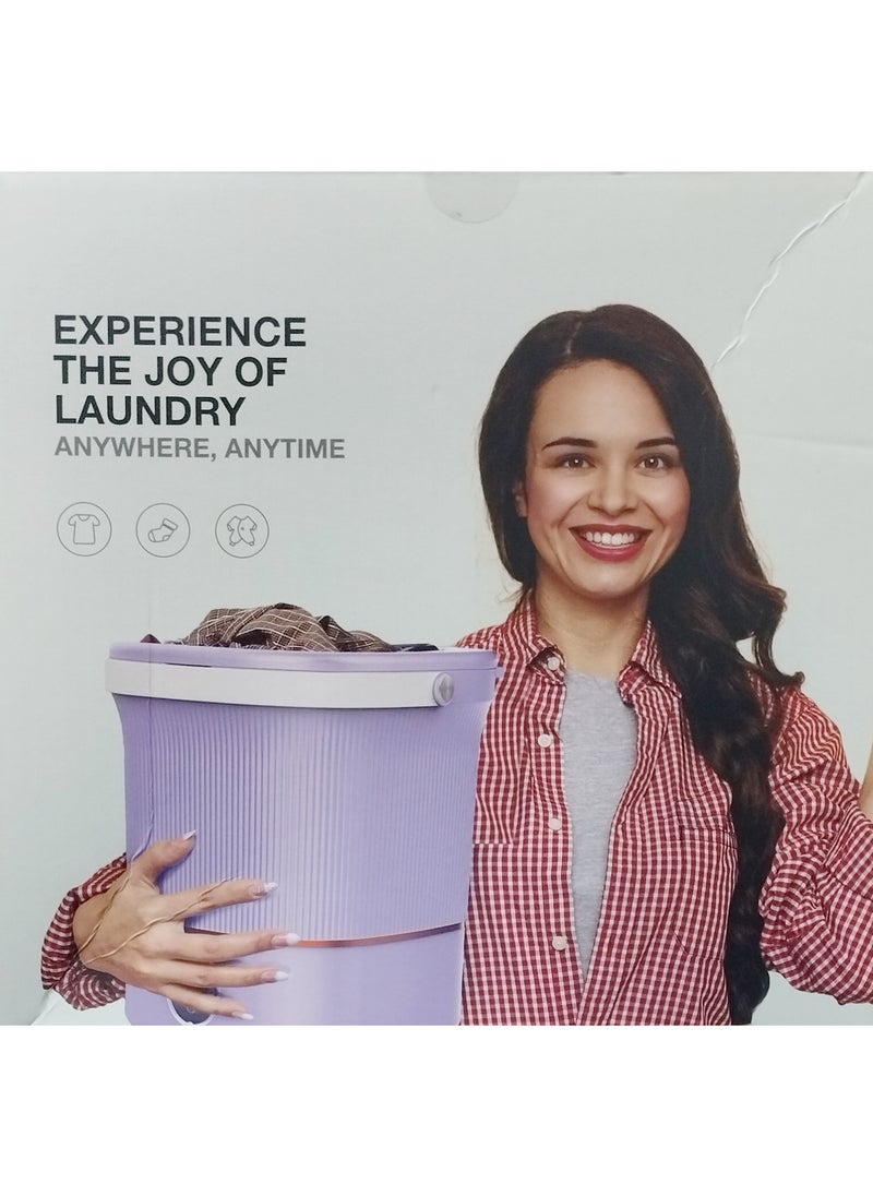 GreenLion - GreenLion Portable Mini Washing Machine 12L (Purple) - Image 1