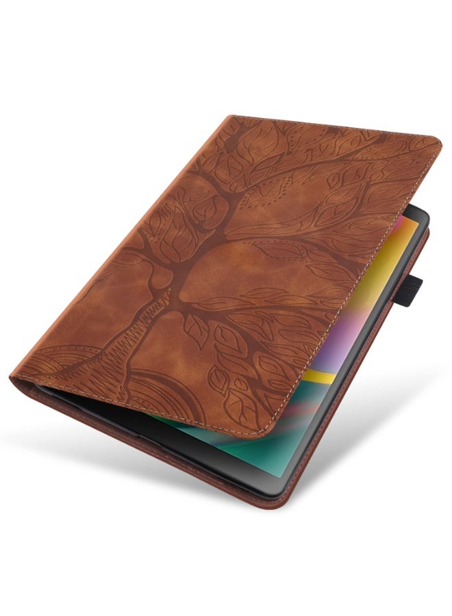 عام غطاء لوحي متوافق مع هونور باد X7 8.7 بوصة 2025: غطاء محفظة من جلد PU مع نقش شجرة الحياة، واقٍ من الصدمات مع حامل وفتحة بطاقة. - Image 4