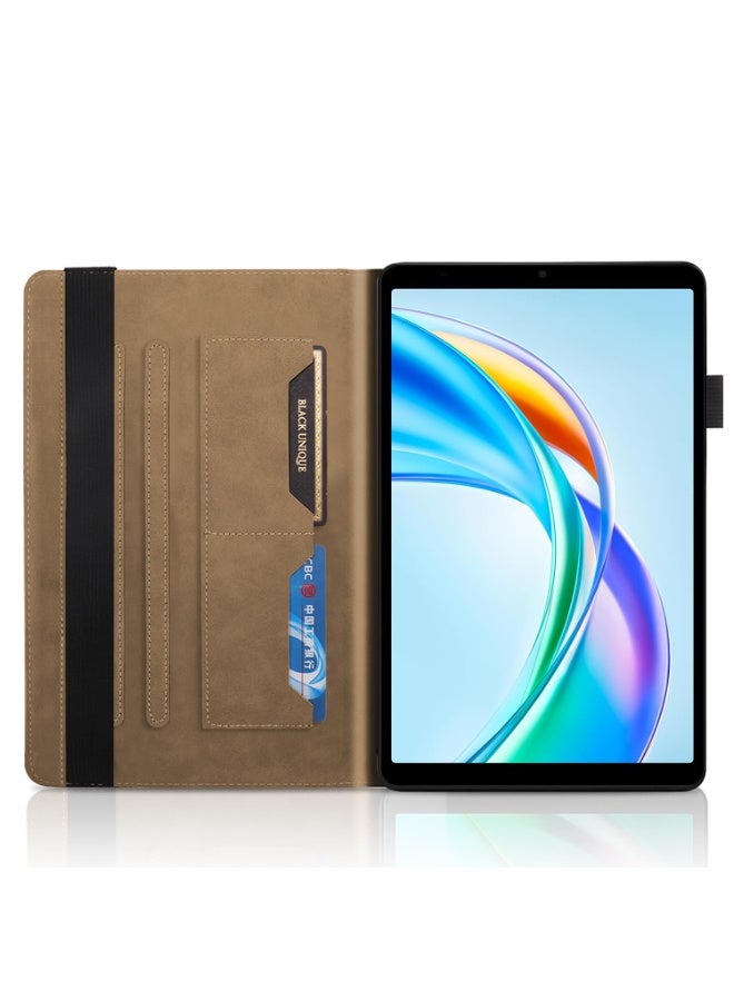 عام غطاء لوحي متوافق مع هونور باد X7 8.7 بوصة 2025: غطاء محفظة من جلد PU مع نقش شجرة الحياة، واقٍ من الصدمات مع حامل وفتحة بطاقة. - Image 2