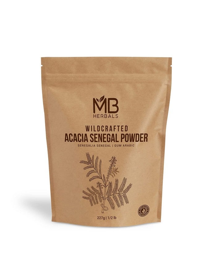 MB Herbals Acacia Gum Powder 227 Gram (8 Oz / 1/2 Lb) ; Wildcrafted Acacia Senegal Powder ; Acacia Fiber Powder ; Gum Arabic Powder ; Plant Based Edible Gum Powder ; Origin: Senegal - Image 2