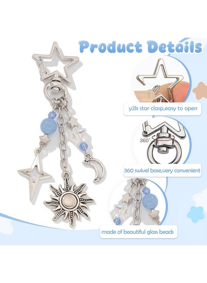 CoolShef حامل مفاتيح كول شيف 3 قطع لطيف - ملحقات حامل المفاتيح المتطابقة Y2K، قلادة مفتاح، سحر حقيبة للمفاتيح، حقيبة ظهر، حقيبة يد، زينة حقيبة عصرية - Image 3