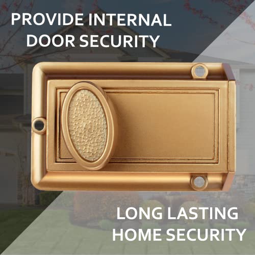 NU-Set Lock | Night Safety Deadbolt Lock | 5 Pin Keyed Cylinder for Added Door Security | Home Improvement & Door Hardware (Bronze) - Image 5