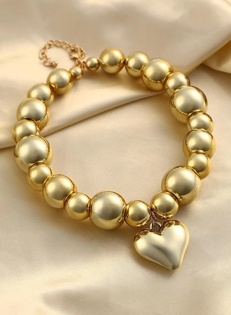 سوهي Women's The Puffer-Cuoer Collar Necklace