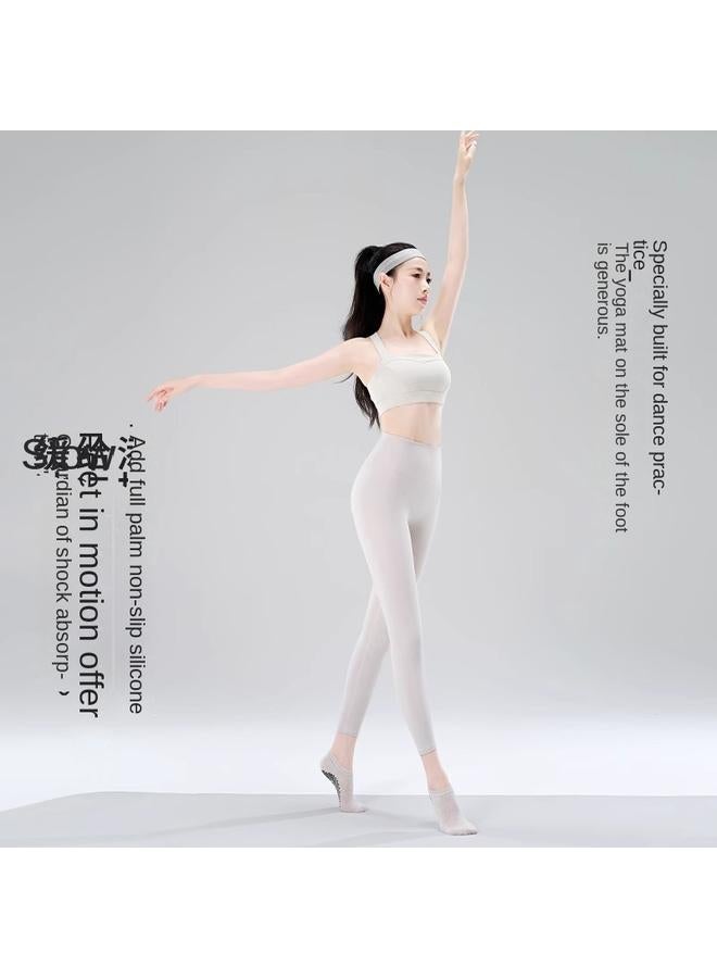 KUYING Indoor Yoga Socks Non-slip Professional Women's 2024 New Pressure Sports Boat Socks Autumn And Winter Fitness Pilates Socks - Image 4