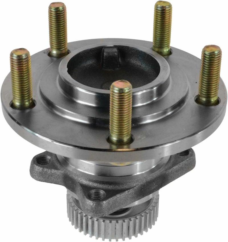 TRQ Rear Wheel Bearing & Hub Assembly with ABS Sensor Compatible with 1995-2005 Chrysler Sebring 1995-2000 Dodge Avenger 2001-2005 Stratus 1995-1998 Eagle Talon 1995-2004 Mitsubishi Eclipse 1996-2003 - Image 2