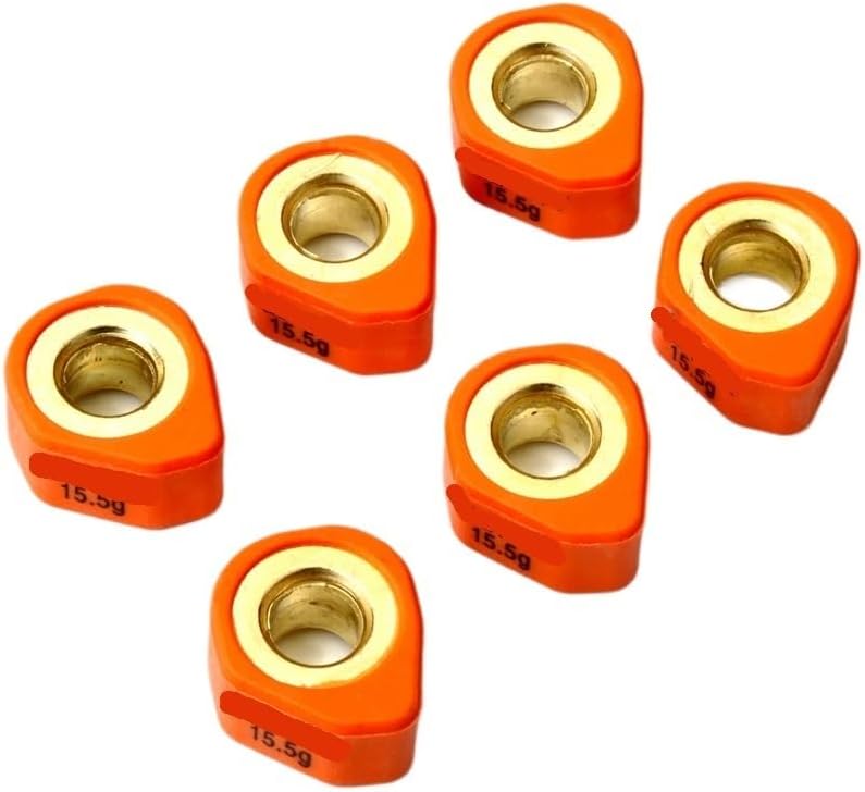 Motorcycle 6pc Roller Set/Variator Weights 20x12mm 9g 11g 13g 16g Fit For Teo S 125cc 150cc 4T(20x12mm 11g) - Image 5