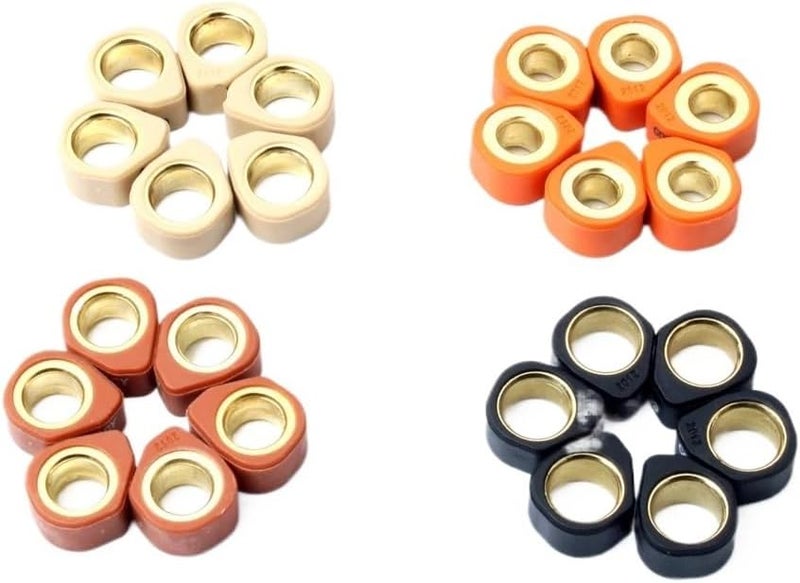 Motorcycle 6pc Roller Set/Variator Weights 20x12mm 9g 11g 13g 16g Fit For Teo S 125cc 150cc 4T(20x12mm 11g) - Image 3