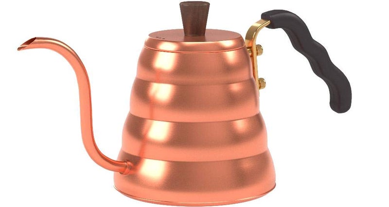 Hario Buono Hot Coffee Brew Drip Kettle Copper 700 ml  - Image 4