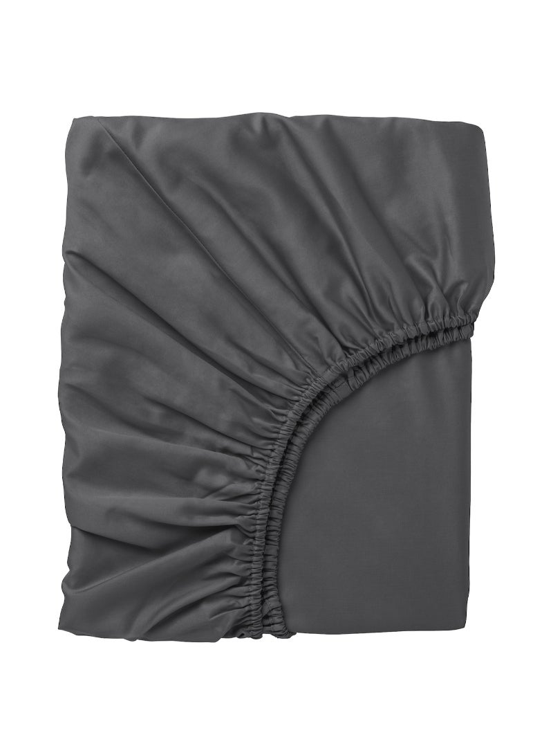 Fitted sheet, White 160x200 cm - Image 1