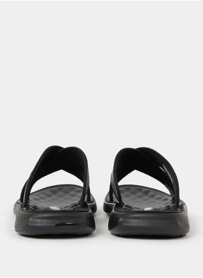 ستايلي Checked Cross Strap Luxurious Slides